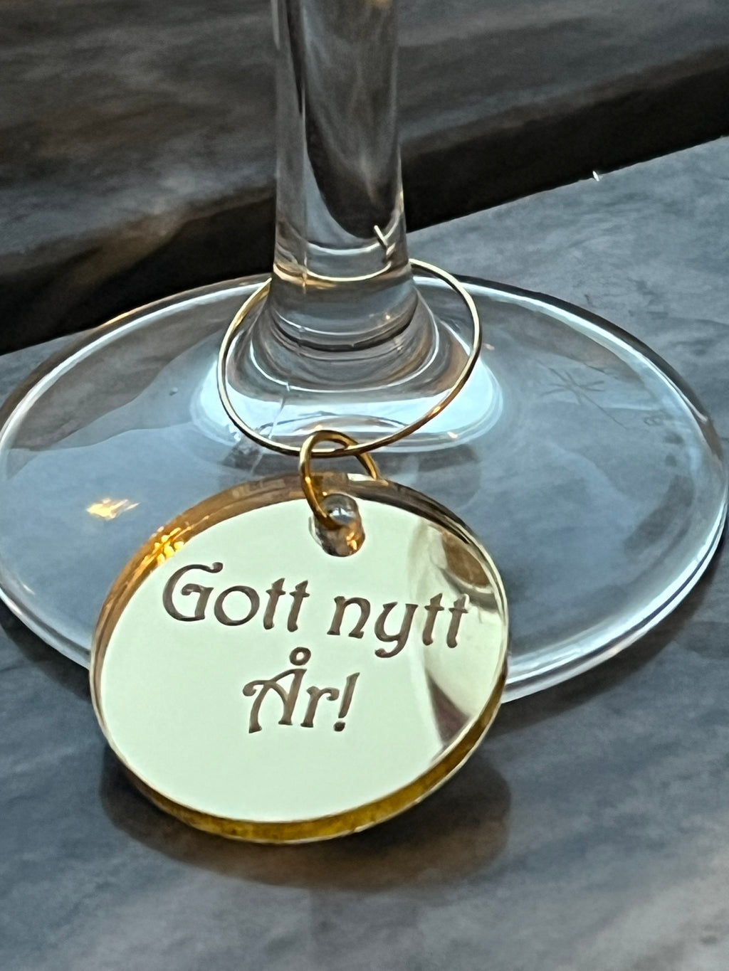 Glasmarkör Gott nytt år