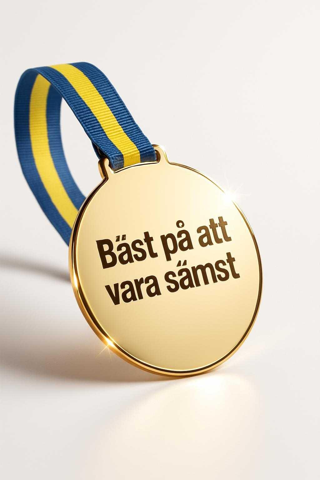 Medalj | Bäst på att vara sämst | expresspresenter.se