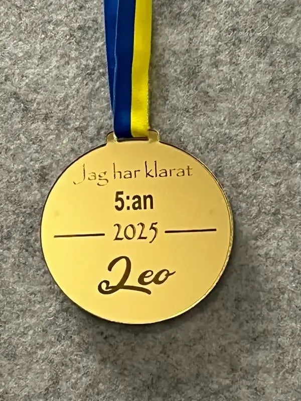 Medalj jag har klarat 5:an - expresspresenter