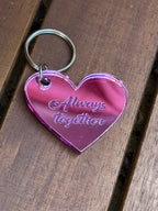 Nyckelring - Always together (Rosa)- expresspresenter.se