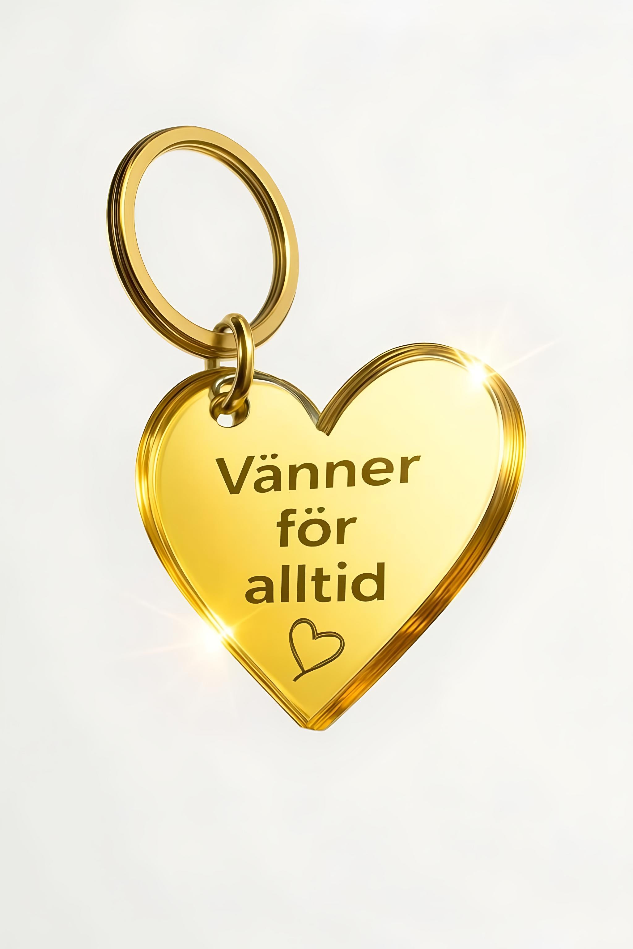 Nyckelring - Vänner för alltid - expresspresenter.se