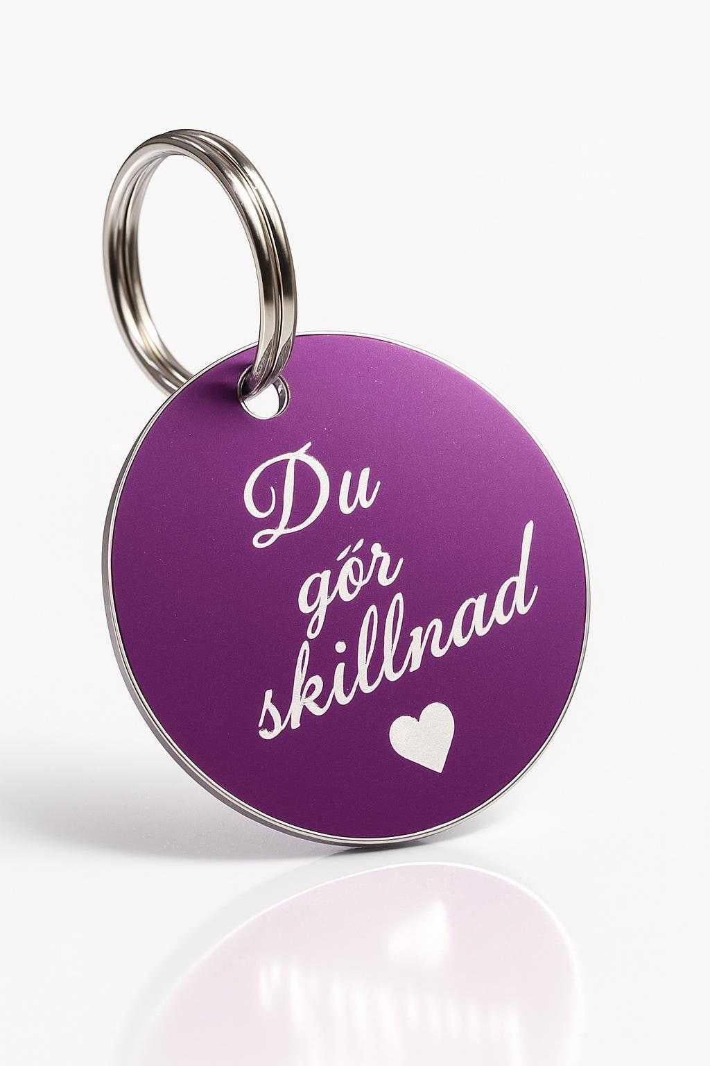 Nyckelring | Du gör skillnad | Expresspresenter.se