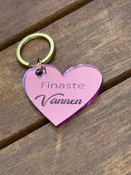 Nyckelring | Finaste vännen Rosa - Expresspresenter