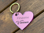 Nyckelring | Finaste vännen Rosa - Expresspresenter