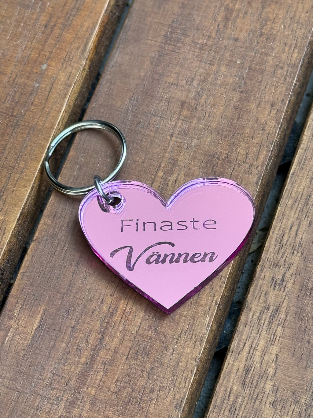 Nyckelring | Finaste vännen Rosa - Expresspresenter