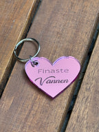 Nyckelring | Finaste vännen Rosa - Expresspresenter