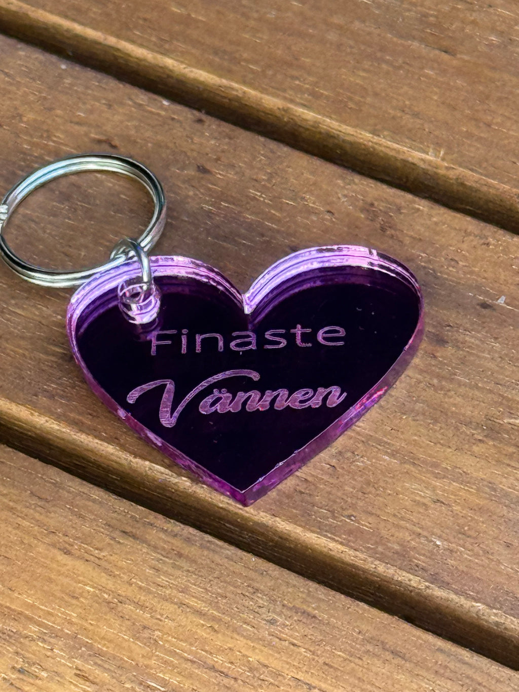 Nyckelring | Finaste vännen Rosa - Expresspresenter
