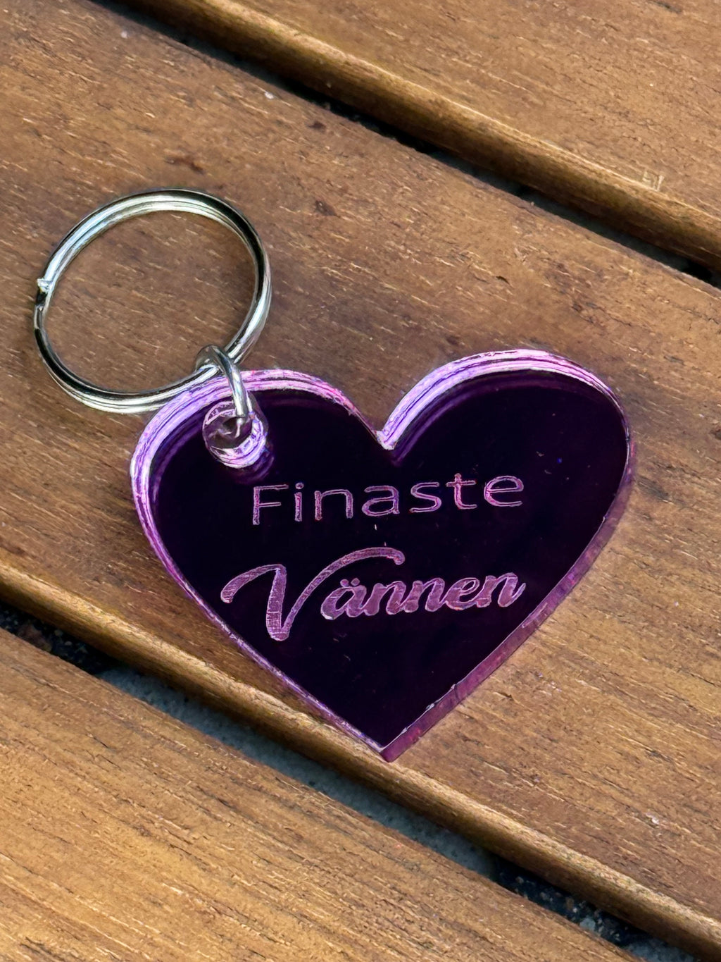 Nyckelring | Finaste vännen Rosa - Expresspresenter