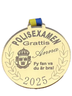 Medalj Polisexamen - DinMedalj