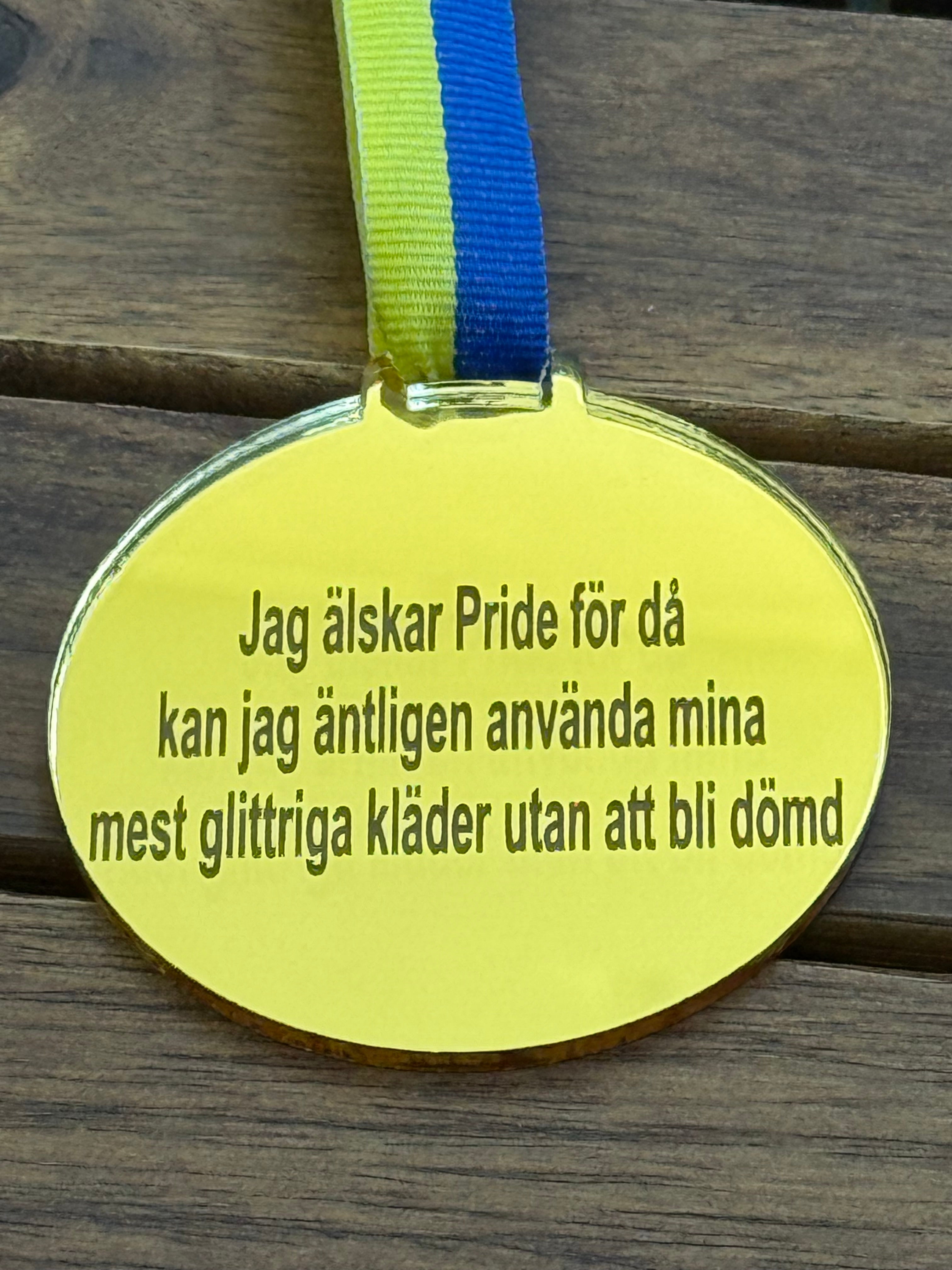 Medalj - Jag älskar pride