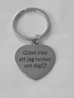 Nyckelring | Glöm inte att jag tycker om dig