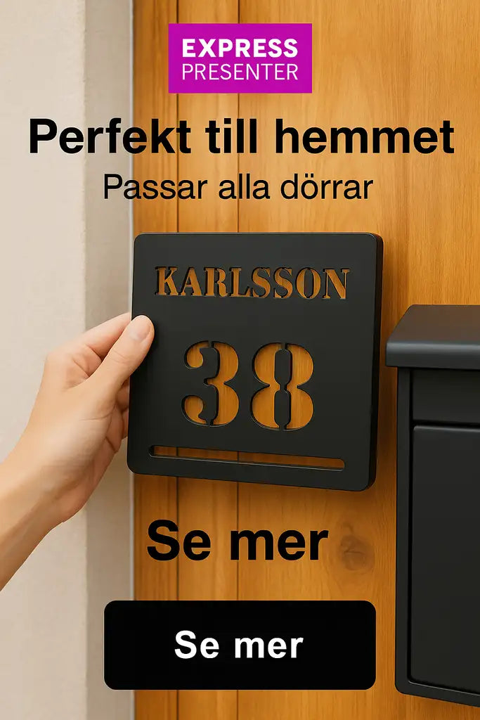 Brevlådeskylt