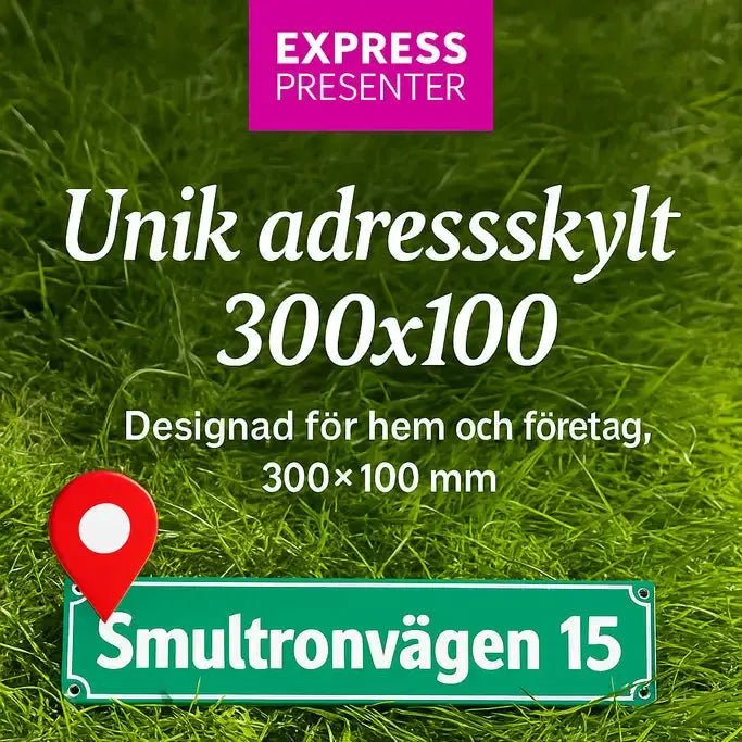 Adresskylt – Den Perfekta Lösningen för Ditt Hem - Express - presenter