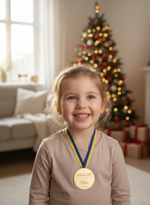 Medalj “Jullov” – Med namn och årtal