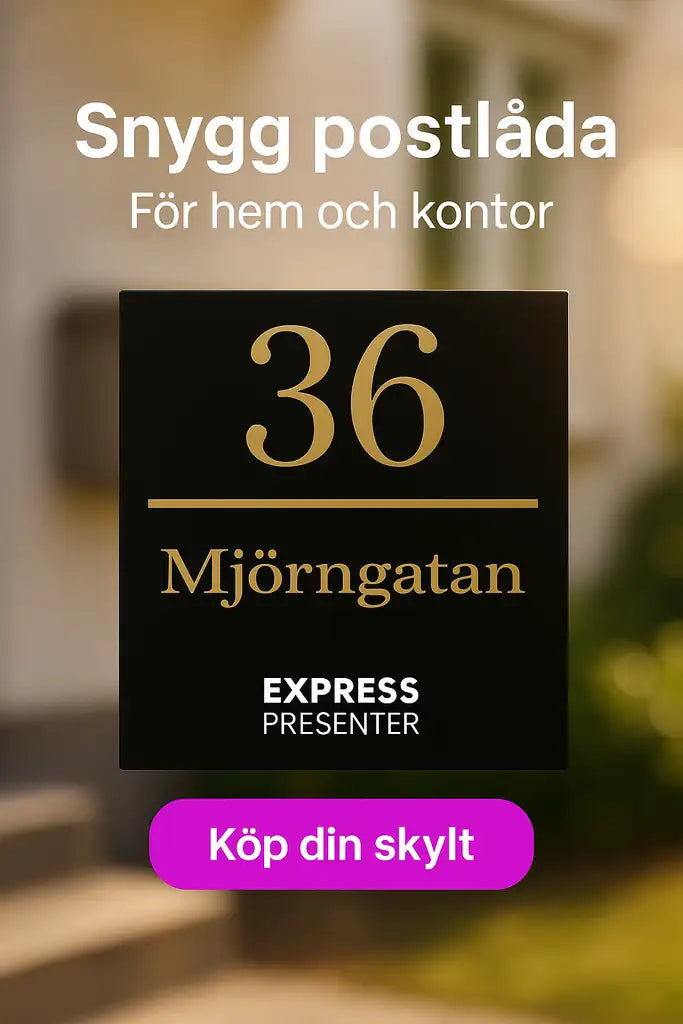 Postlådeskylt