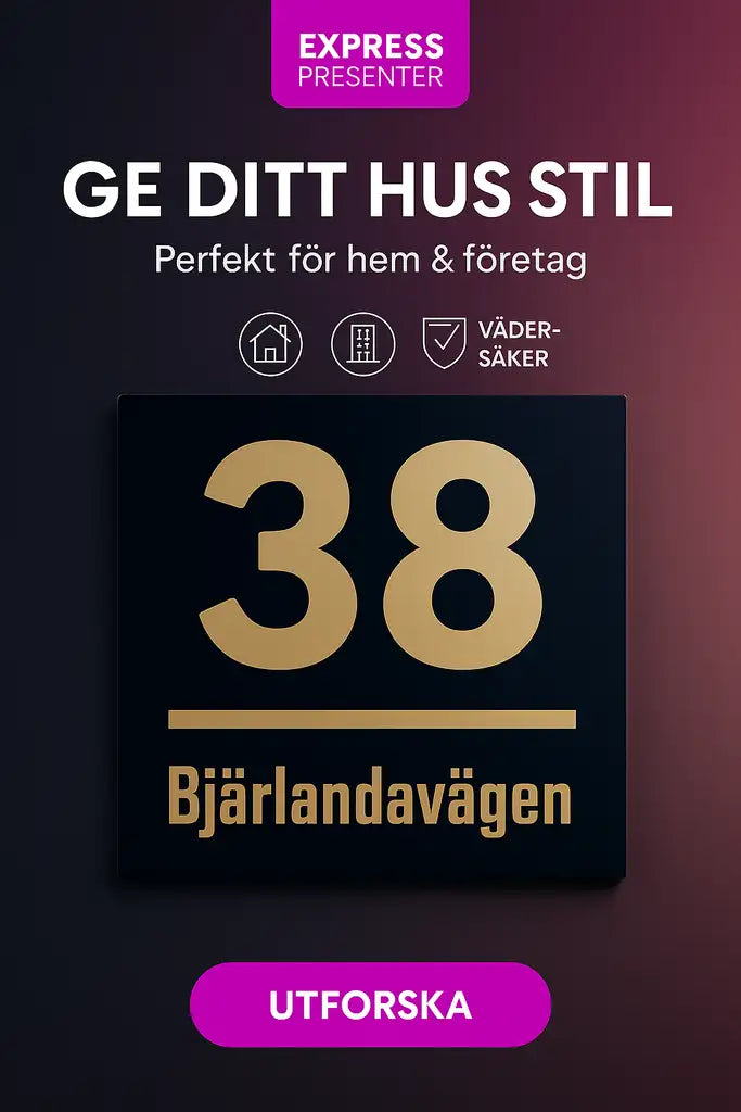 Husskylt nummer