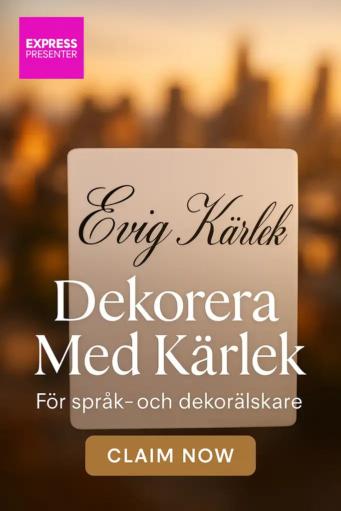 Klisterdekal | Evig Kärlek