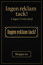 Ingen reklam tack (skylt) - Express - presenter