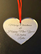 Juldekoration | Hjärta Merry Christmas & Happy New Year wishes - Express - presenter