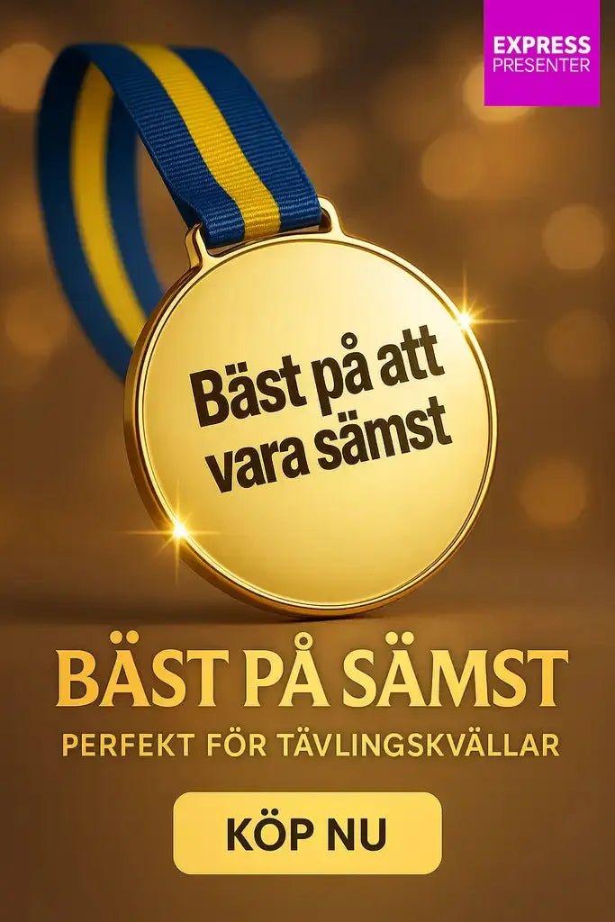 Medalj | Bäst på att vara sämst - Express - presenter
