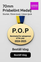 Medalj | Nominerad för bästa - Express - presenter