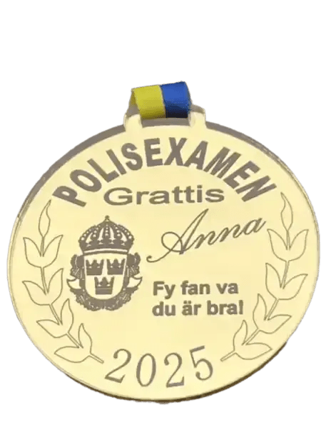 Medalj | Polisexamen - Express - presenter