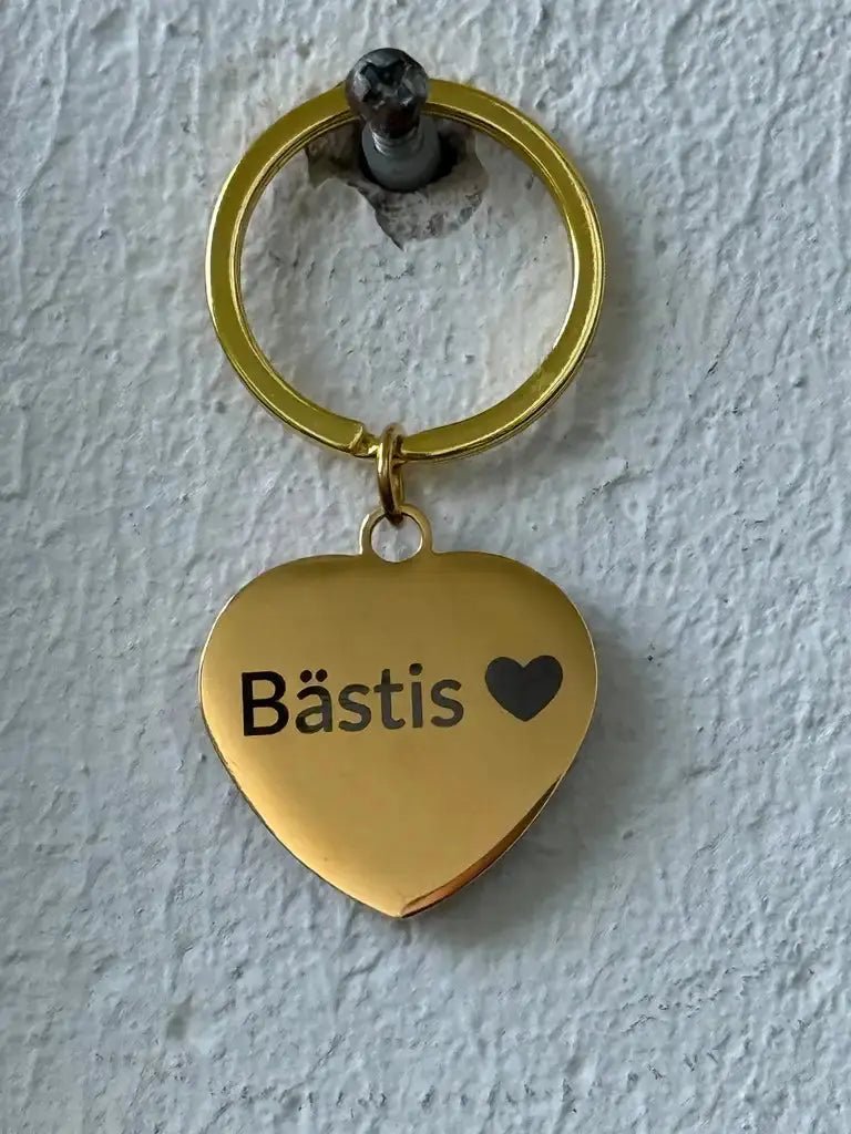 Nyckelring | Bästis med hjärta - Express - presenter