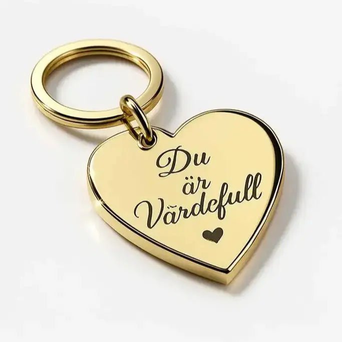 Nyckelring - Du är värdefull - Express - presenter