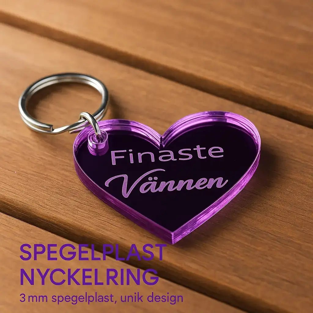 Nyckelring | Finaste vännen Rosa - Express - presenter