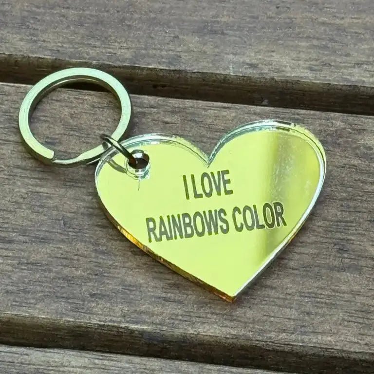 Nyckelring - I love rainbows color - Express - presenter