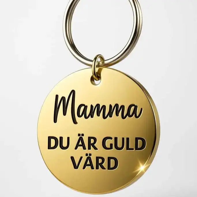 Nyckelring | Mamma du är guld värd - Express - presenter