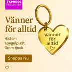 Nyckelring - Vänner för alltid - Express - presenter