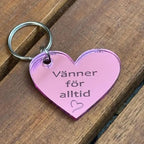 Nyckelring - Vänner för alltid (Rosa) - Express - presenter