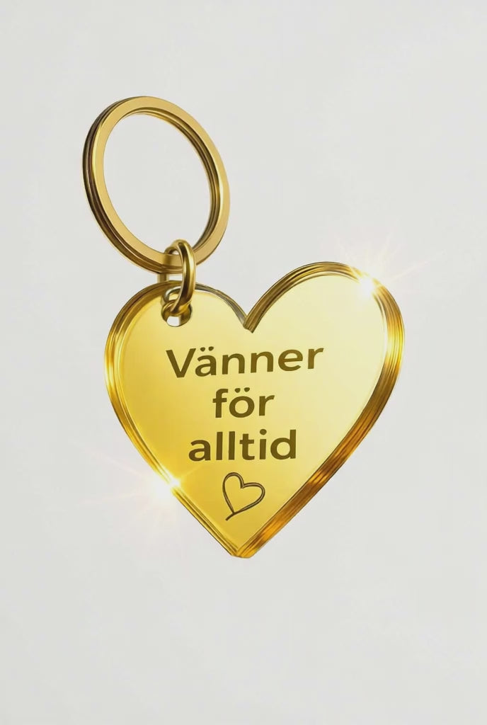 Nyckelring - Vänner för alltid - expresspresenter.se